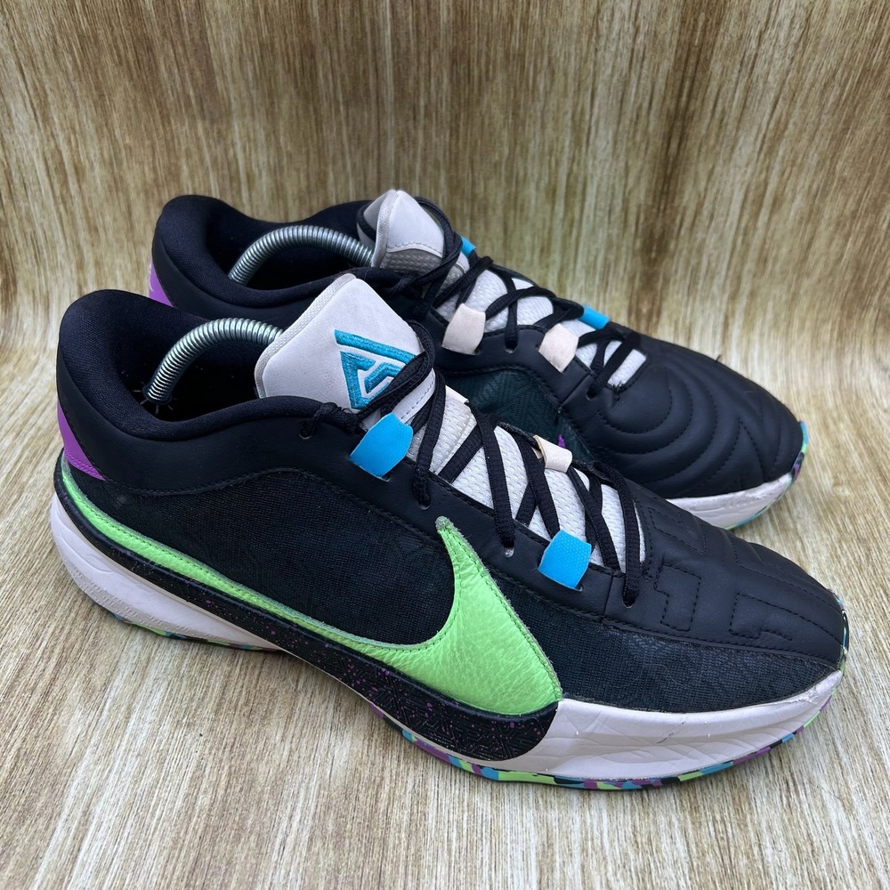 Nike Zoom Freak 5 Made In Sepolia Men's Size 11.5 Black Green Purple DX4985-002‎